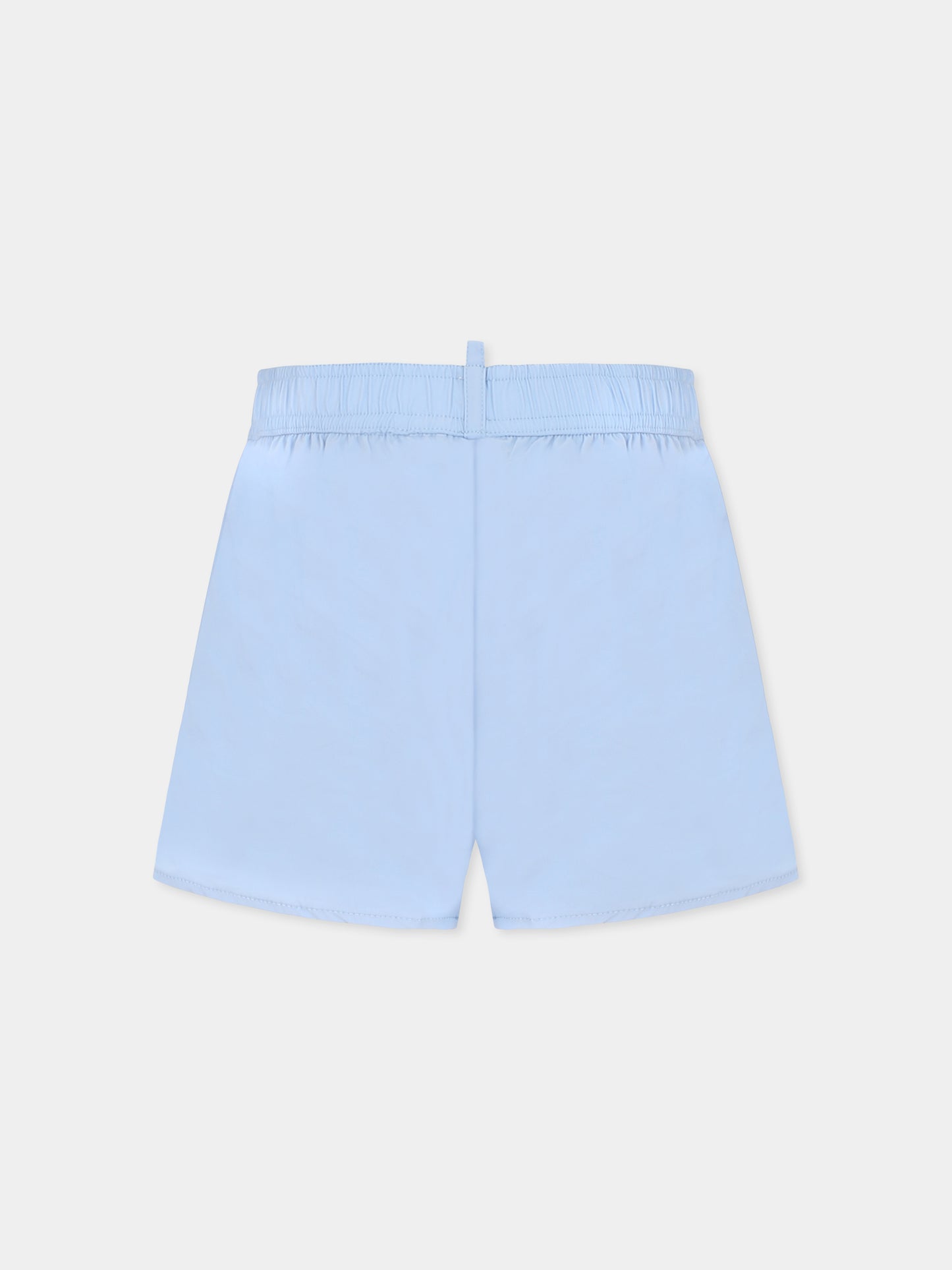 Boxer mare celeste per bambino con logo,Dsquared2,DQ2892 D0ACQ D2M126M DQ827