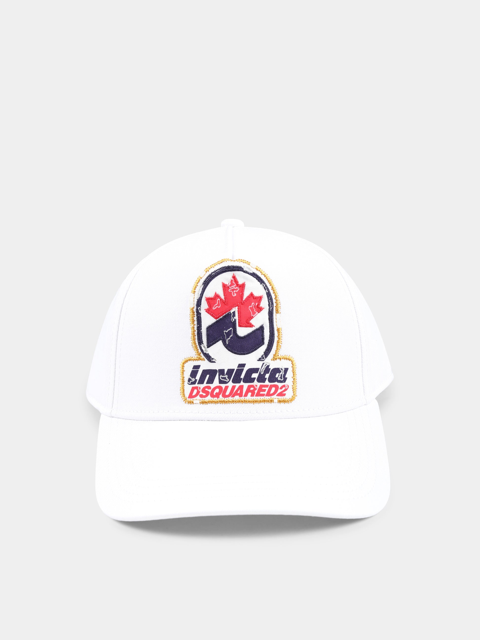 Cappello bianco per bambino con logo,Dsquared2,DQ2926 D0AD6 D2F257U DQ100
