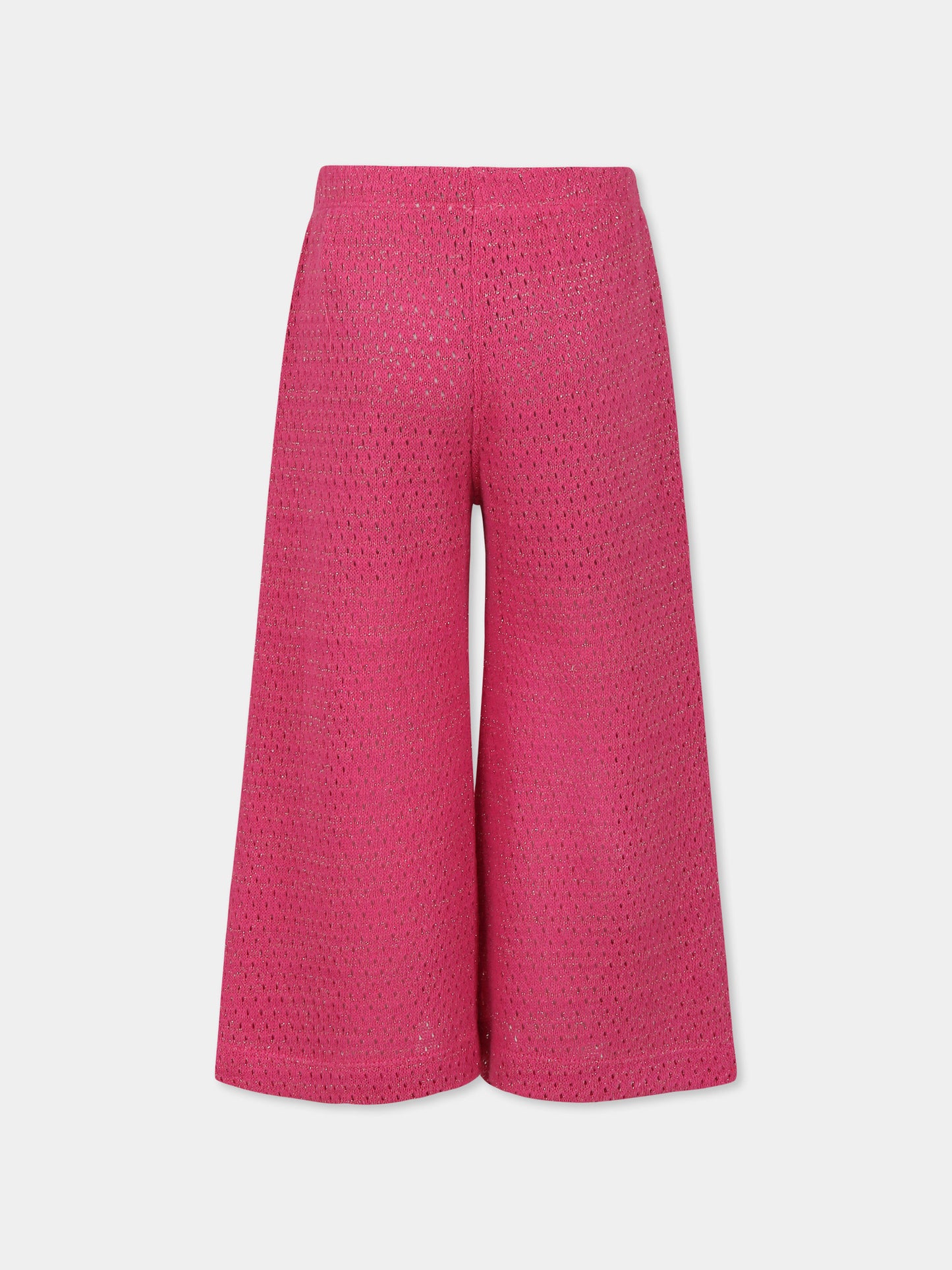 Pantaloni fucsia per bambina,Caffe' D'orzo,ZW6A40 Q0043 50L