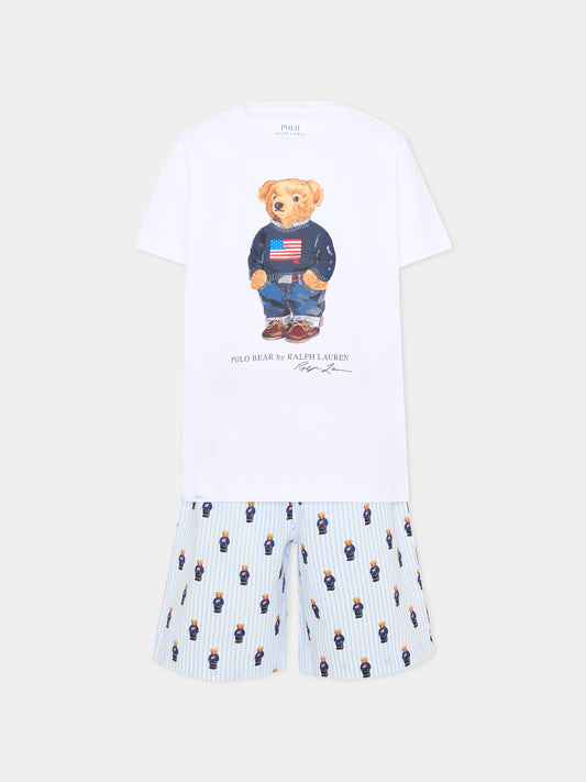 Pigiama multicolor Polo Bear per bambino,Ralph Lauren Kids,9P0142 W2O