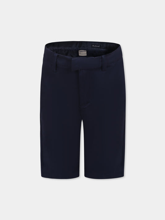 Short bleu pour garçon