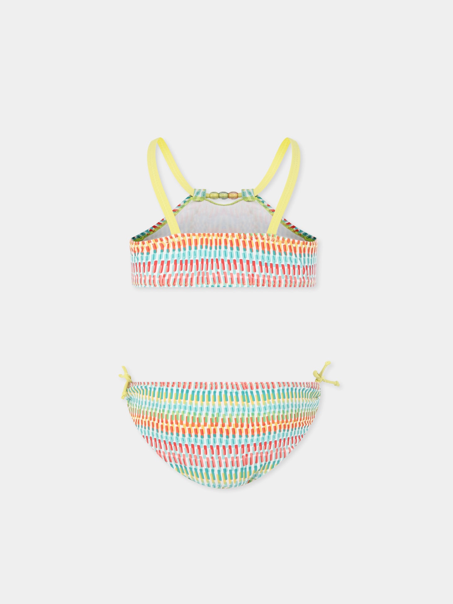 Bikini multicolore pour fille avec imprimé