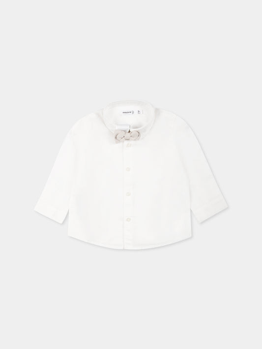 Chemise blanche pour bébé garçon