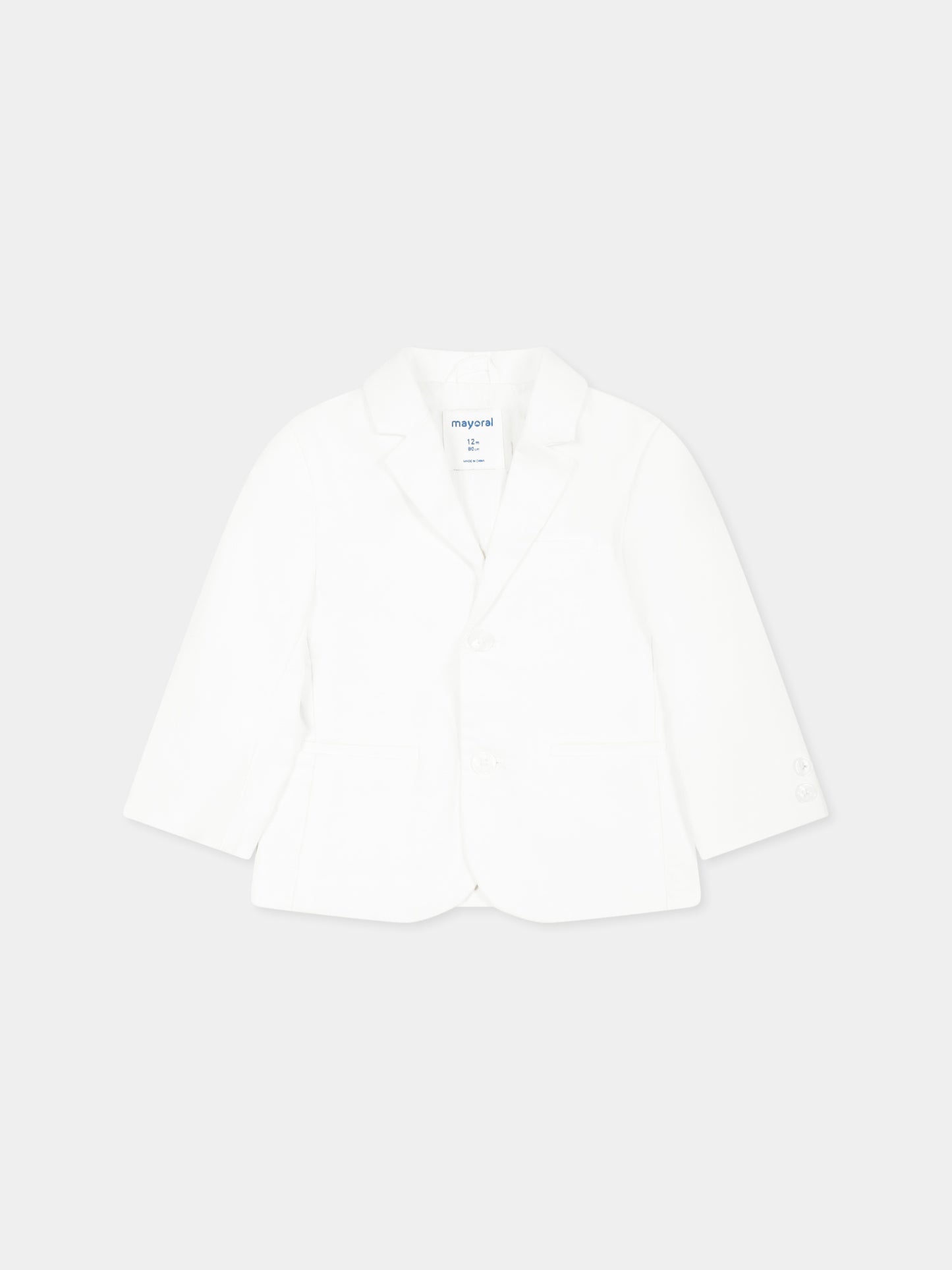 Giacca bianca per neonato,Mayoral,1470 054