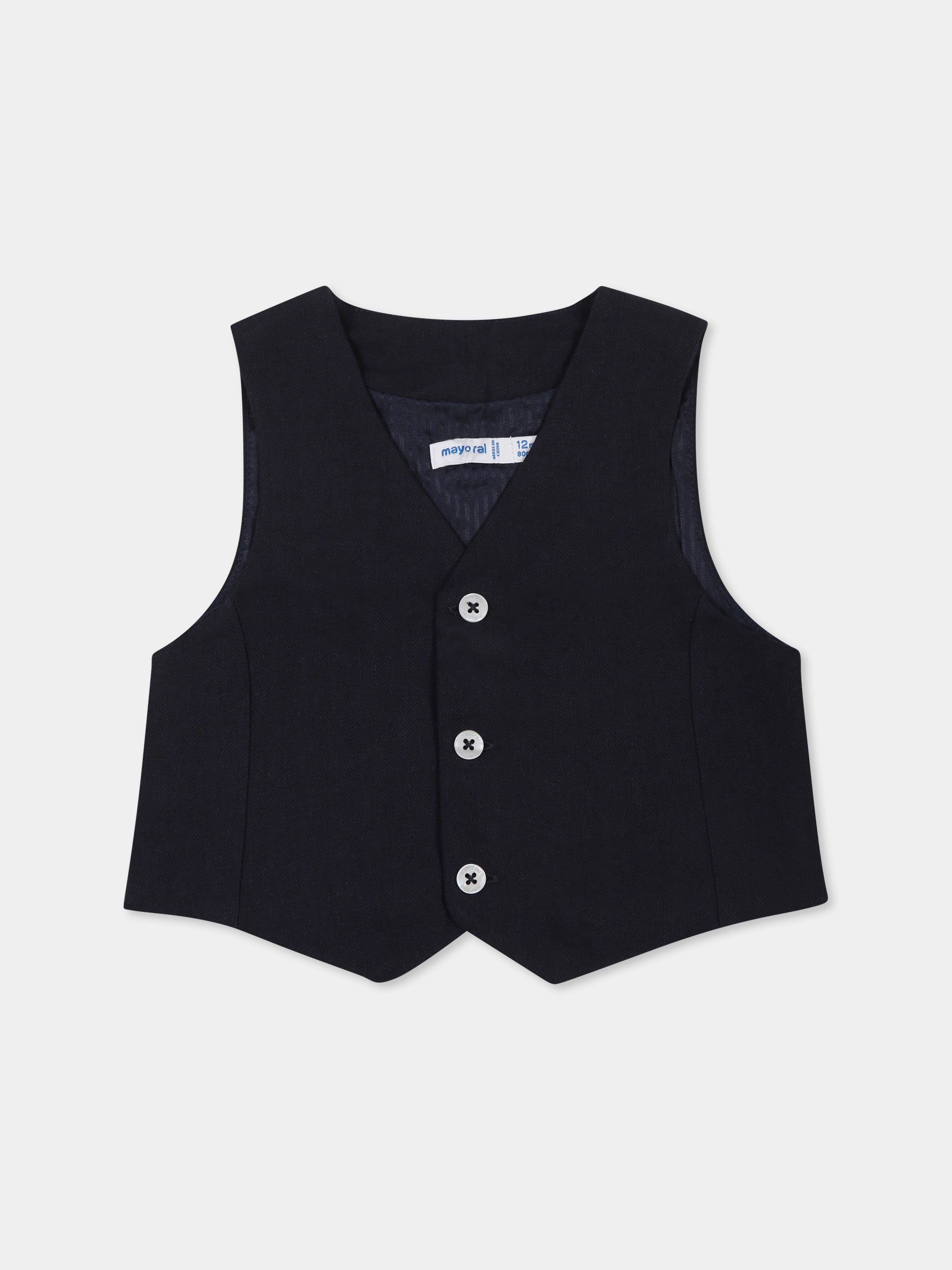 Panciotto blu per neonato,Mayoral,1303 048