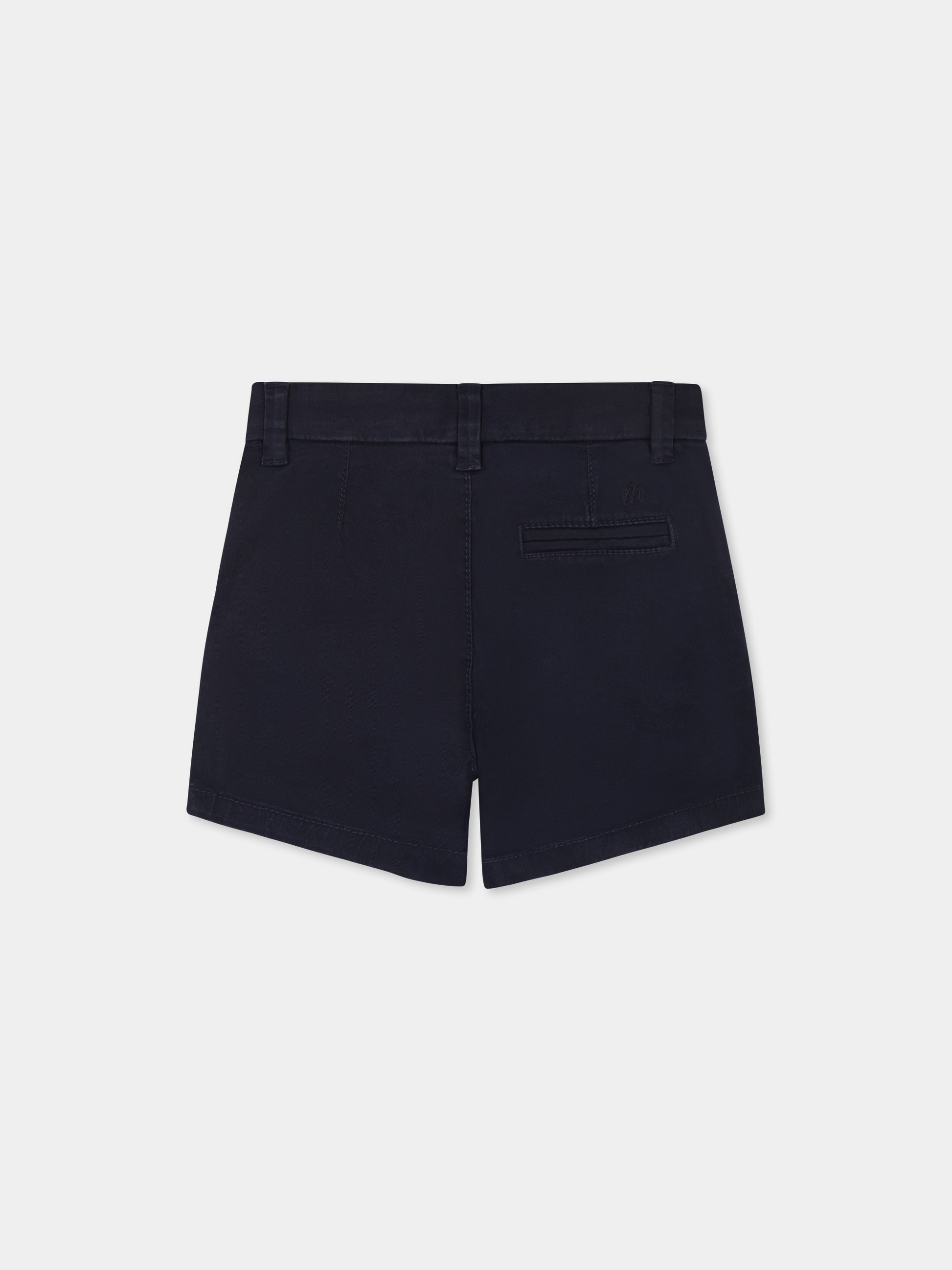 Shorts blu per neonato con logo,Mayoral,207 051