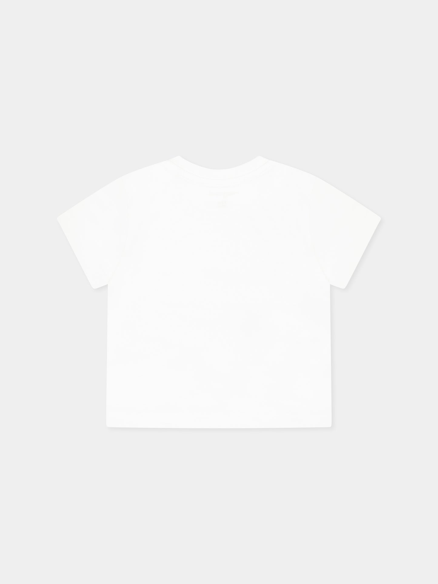 T-shirt bianca per neonato con animali della giungla,Mayoral,1057 024