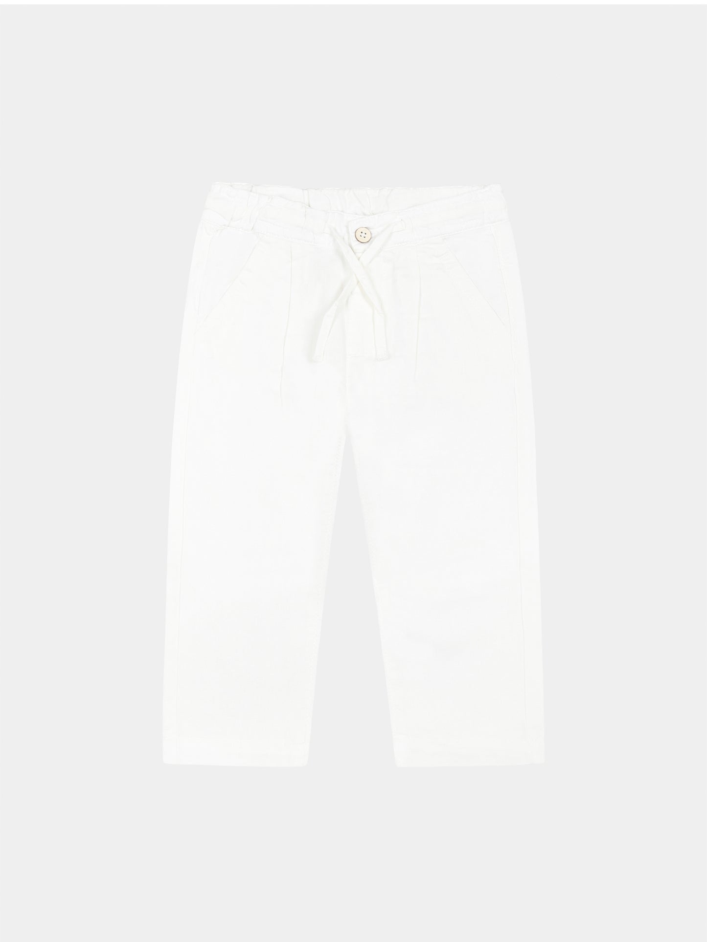Pantalon blanc pour bèbé garçon