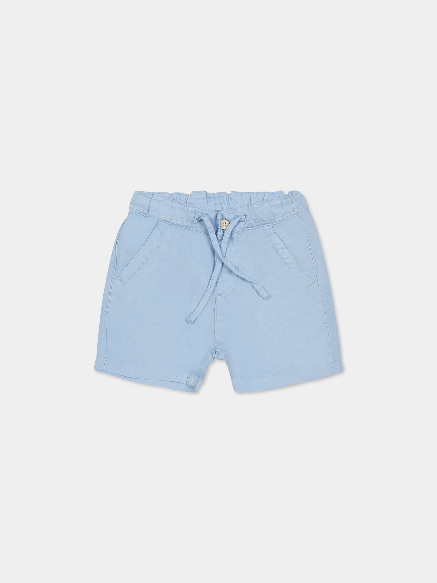 Short bleu clair pour bébé garçon