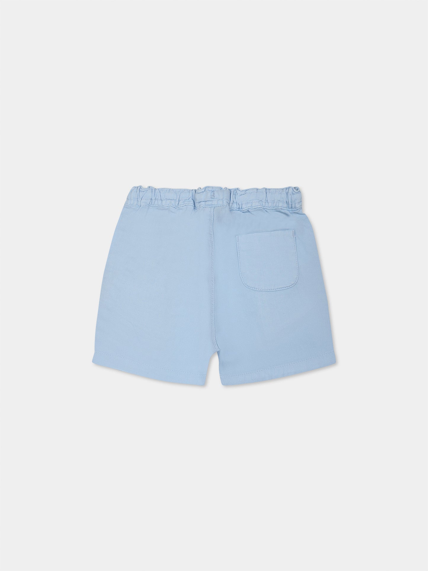 Short bleu clair pour bébé garçon
