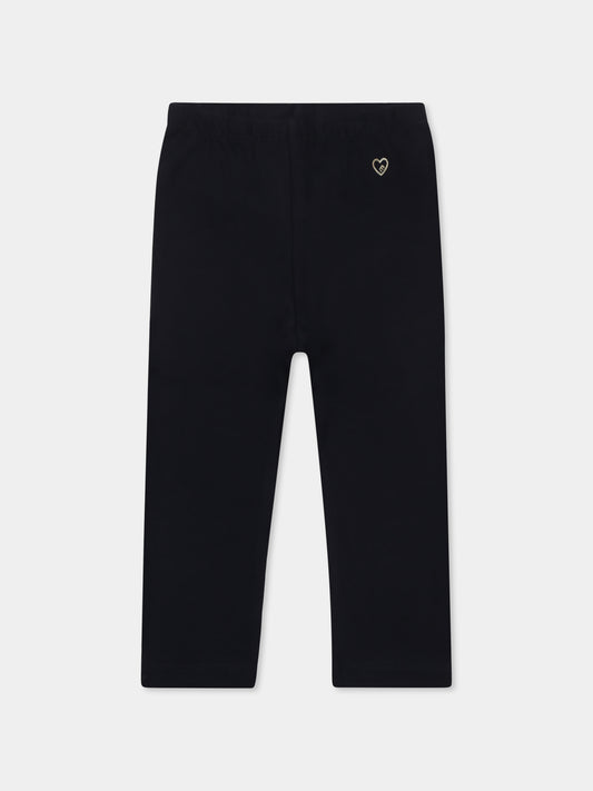 Legging bleu pour bébé fille