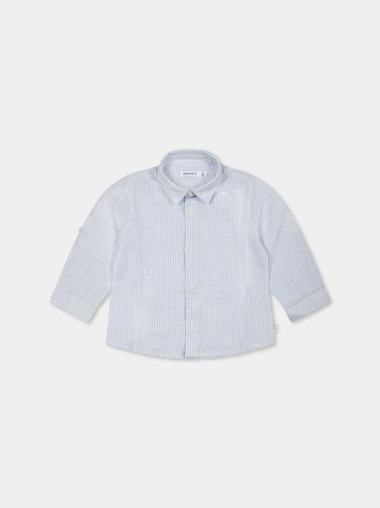 Camicia celeste per neonato,Mayoral,1116 087