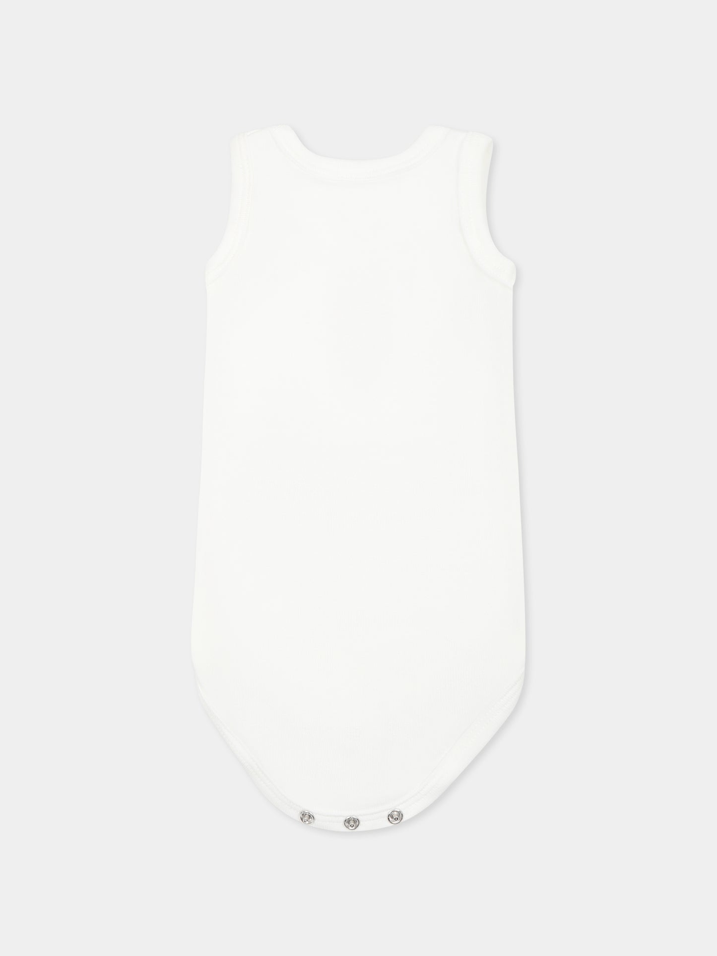 Set body bianco per neonati con cuore,Petit Bateau,A0CX1 VARIANTE 1 00