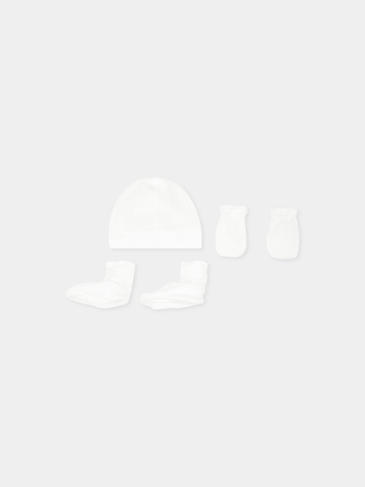 Set accessori bianco per neonati,Petit Bateau,A0AS0 VARIANTE 1 00