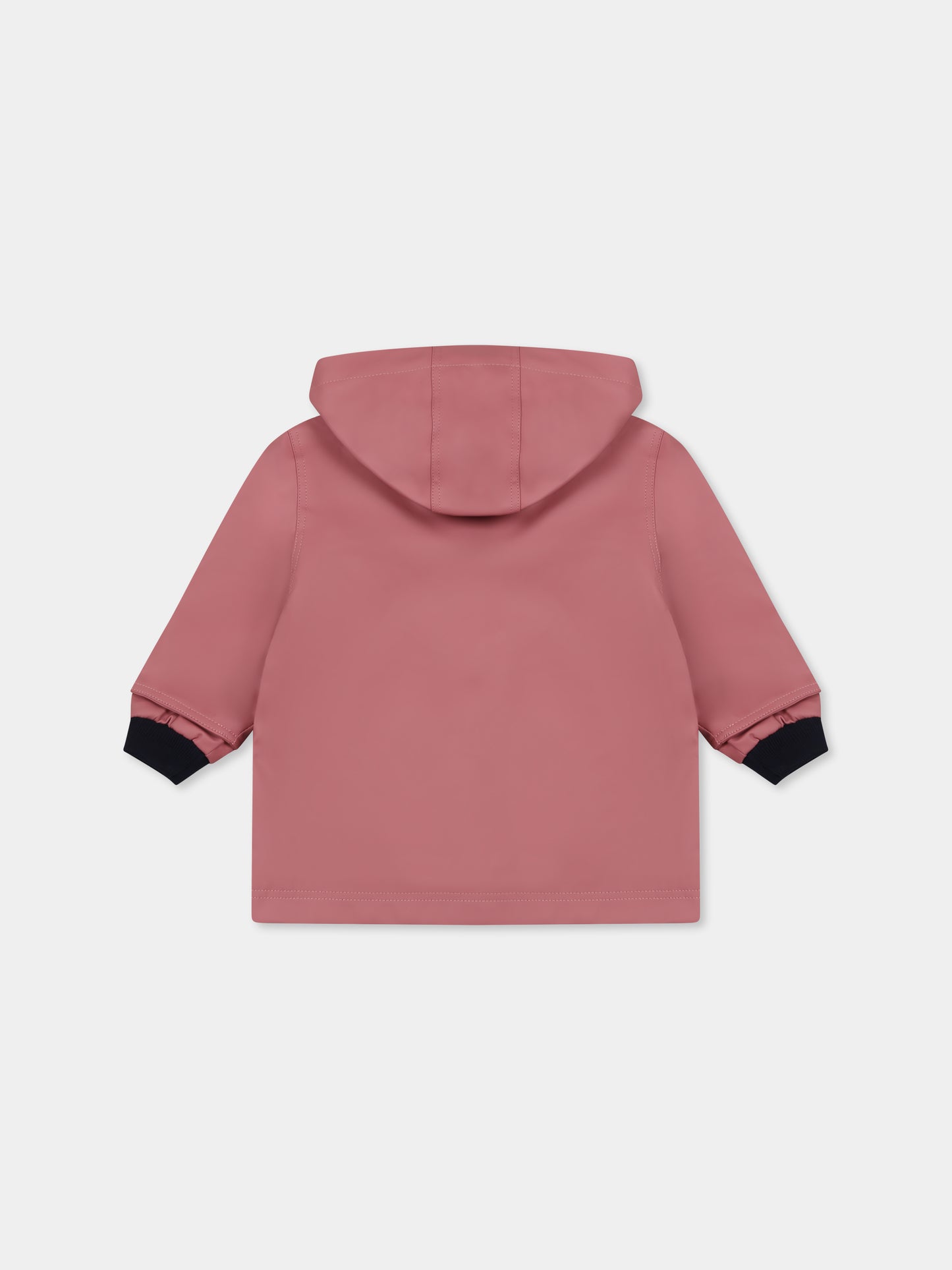 Impermeabile rosa per neonata,Petit Bateau,A0B4R ROSEWOOD 02