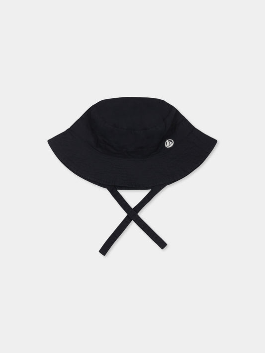 Cloche blu per neonati con logo,Petit Bateau,A0AU4 SMOKING 01