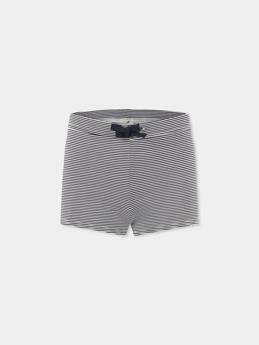 Short de bain bleu pour garçon