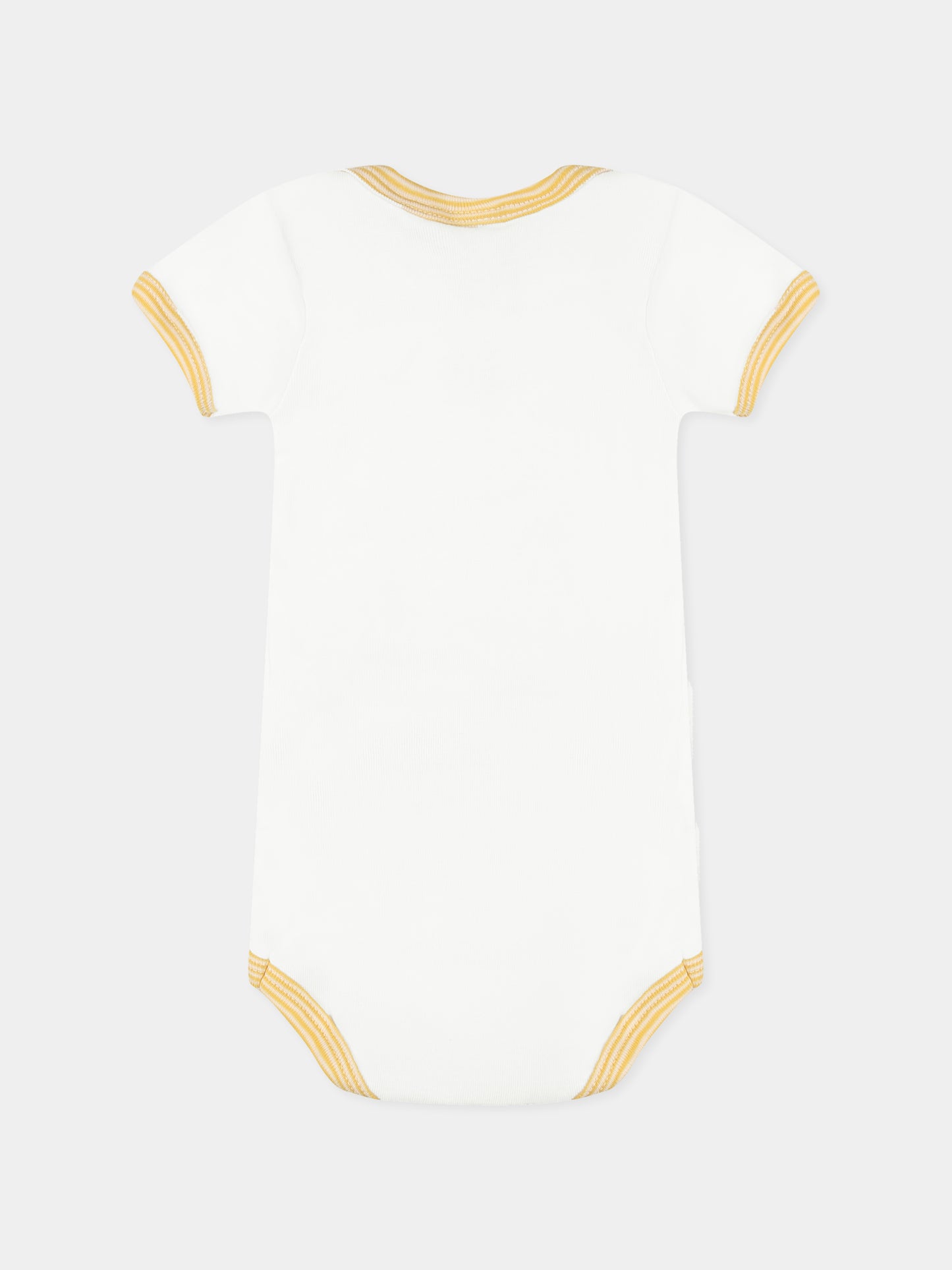 Set body bianco per neonati con animali,Petit Bateau,A0CZT VARIANTE 1 00