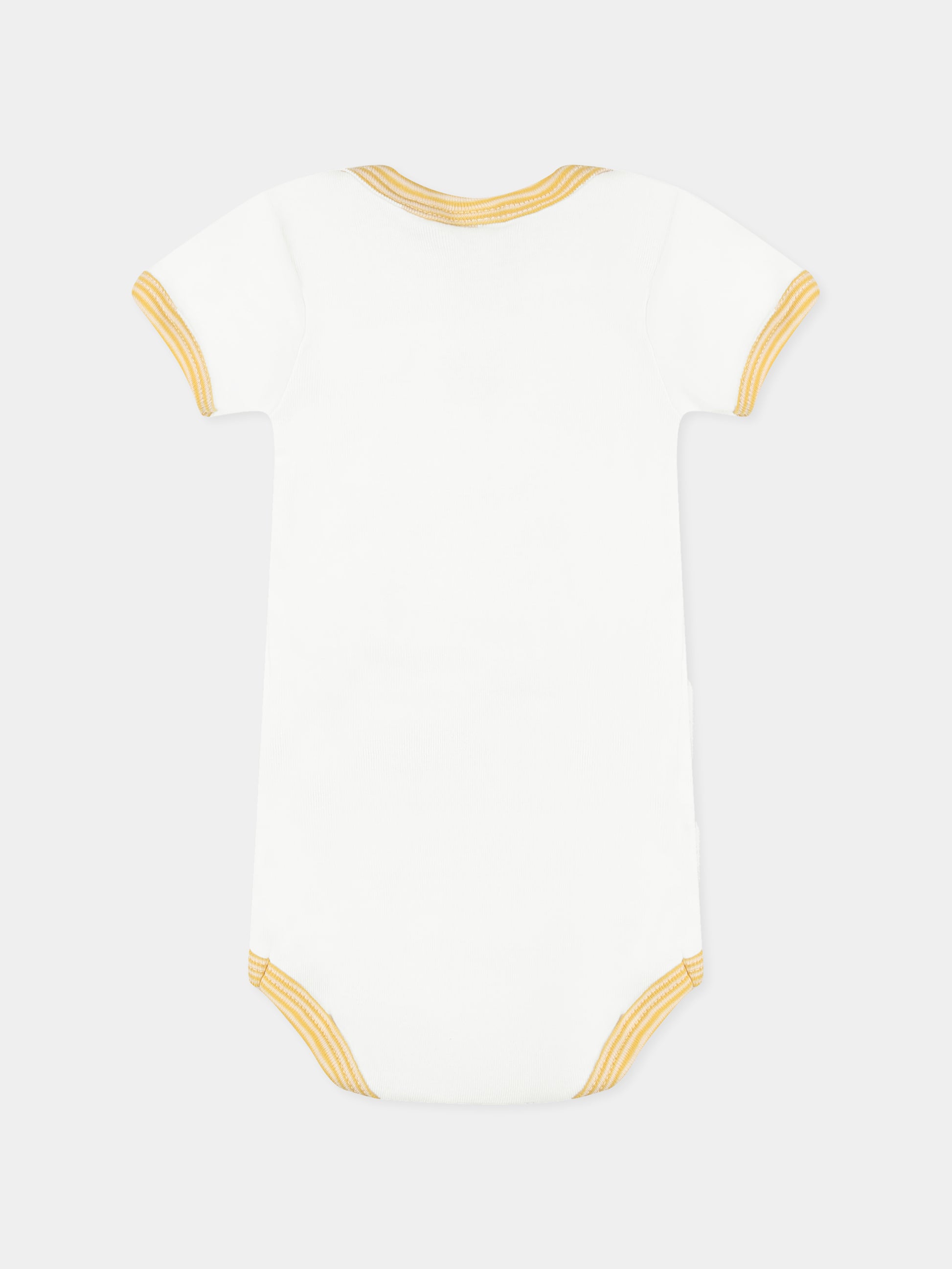 Set body bianco per neonati con animali,Petit Bateau,A0CZT VARIANTE 1 00