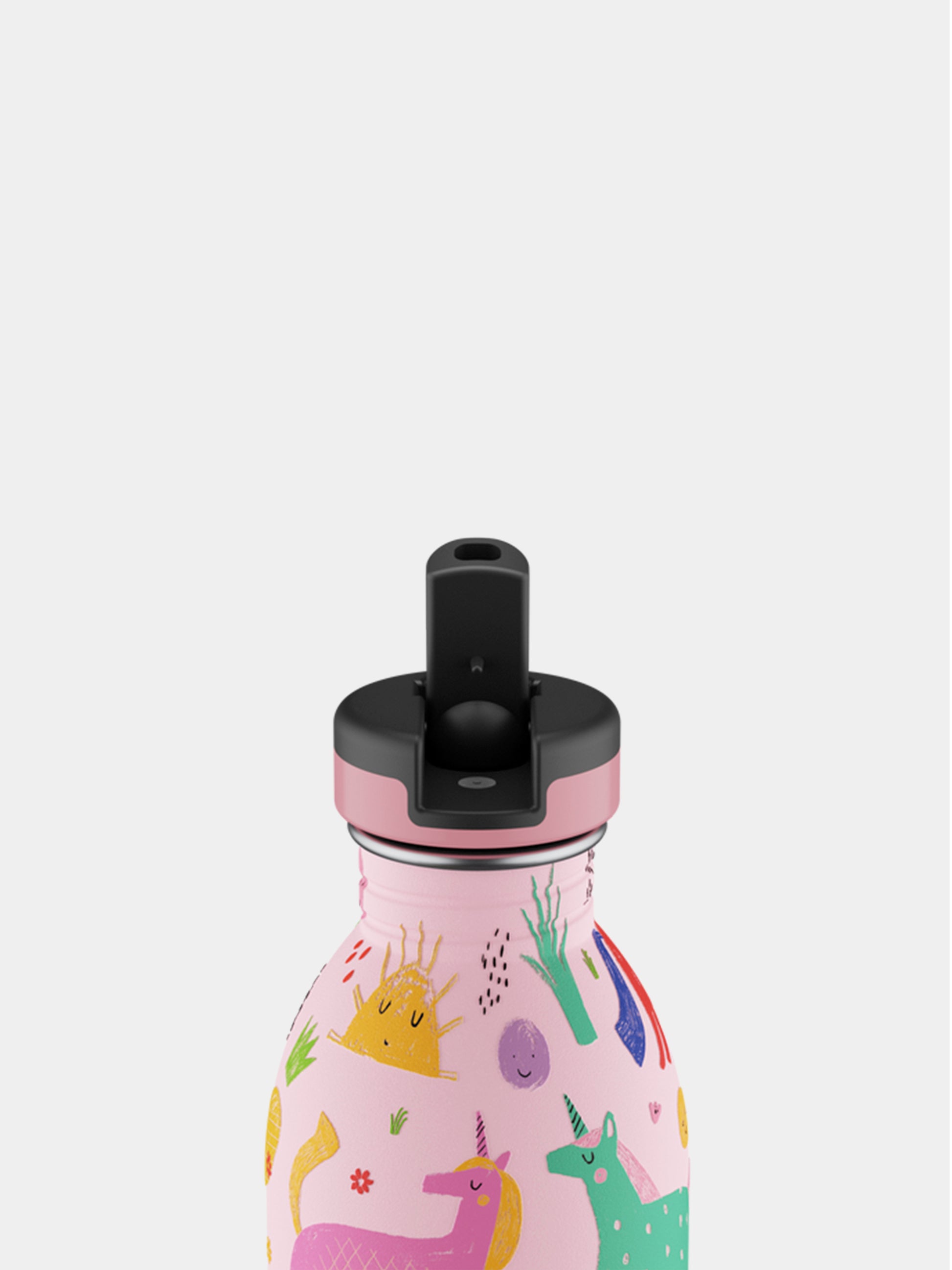 Borraccia rosa Magic Friends 250 ml per bambini,24bottles,001897 URBAN BOTTLE 050 MAGIC FRIENDS