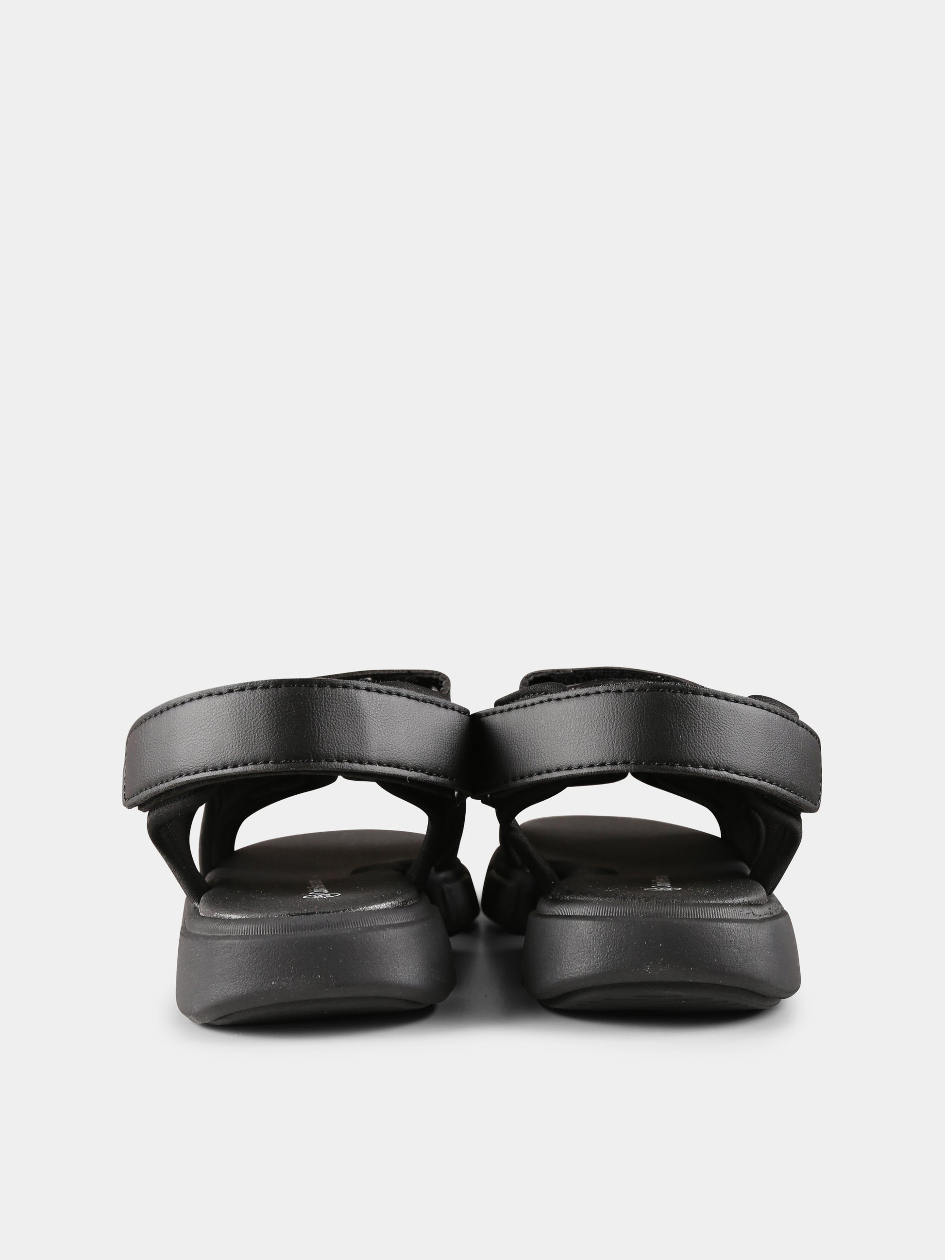 Sandali neri per bambini con logo,Calvin Klein Kids,V3B2 83023 1591999