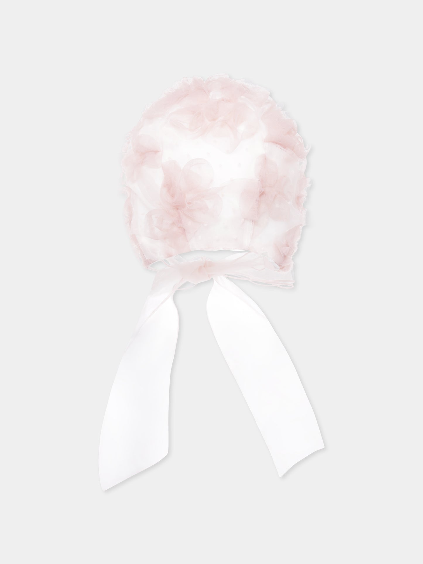 Chapeau rose pour bébé fille
