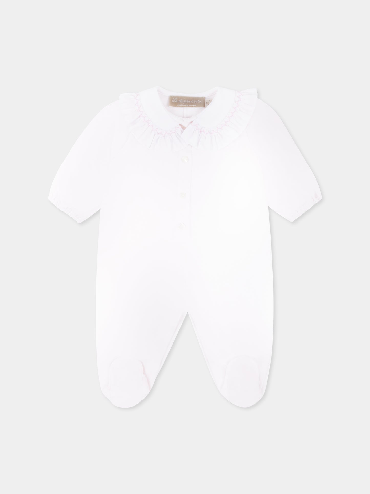 Tutina rosa per neonata,La Stupenderia,TBTT56N03