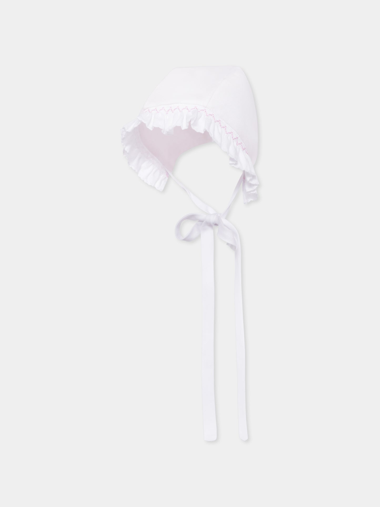 Chapeau rose pour bébé fille
