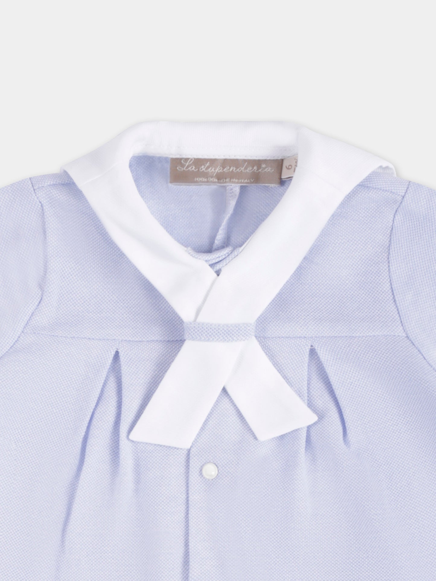 Pagliaccetto celeste per neonato,La Stupenderia,TBTT61N04