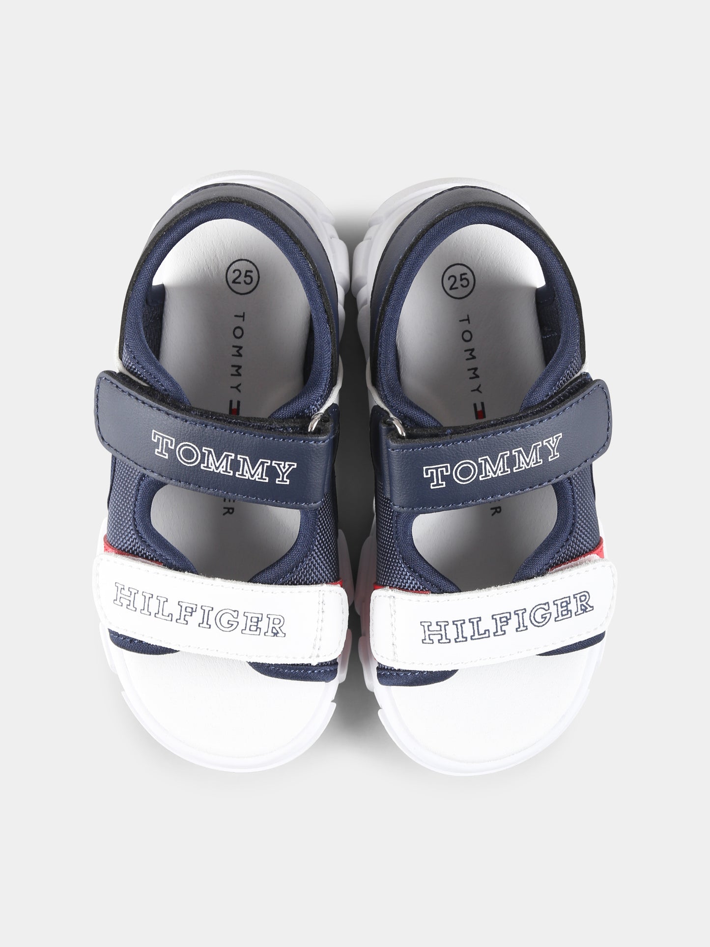 Sandali blu per bambino con logo,Tommy Hilfiger Junior,T1B2 33897 1591Y004