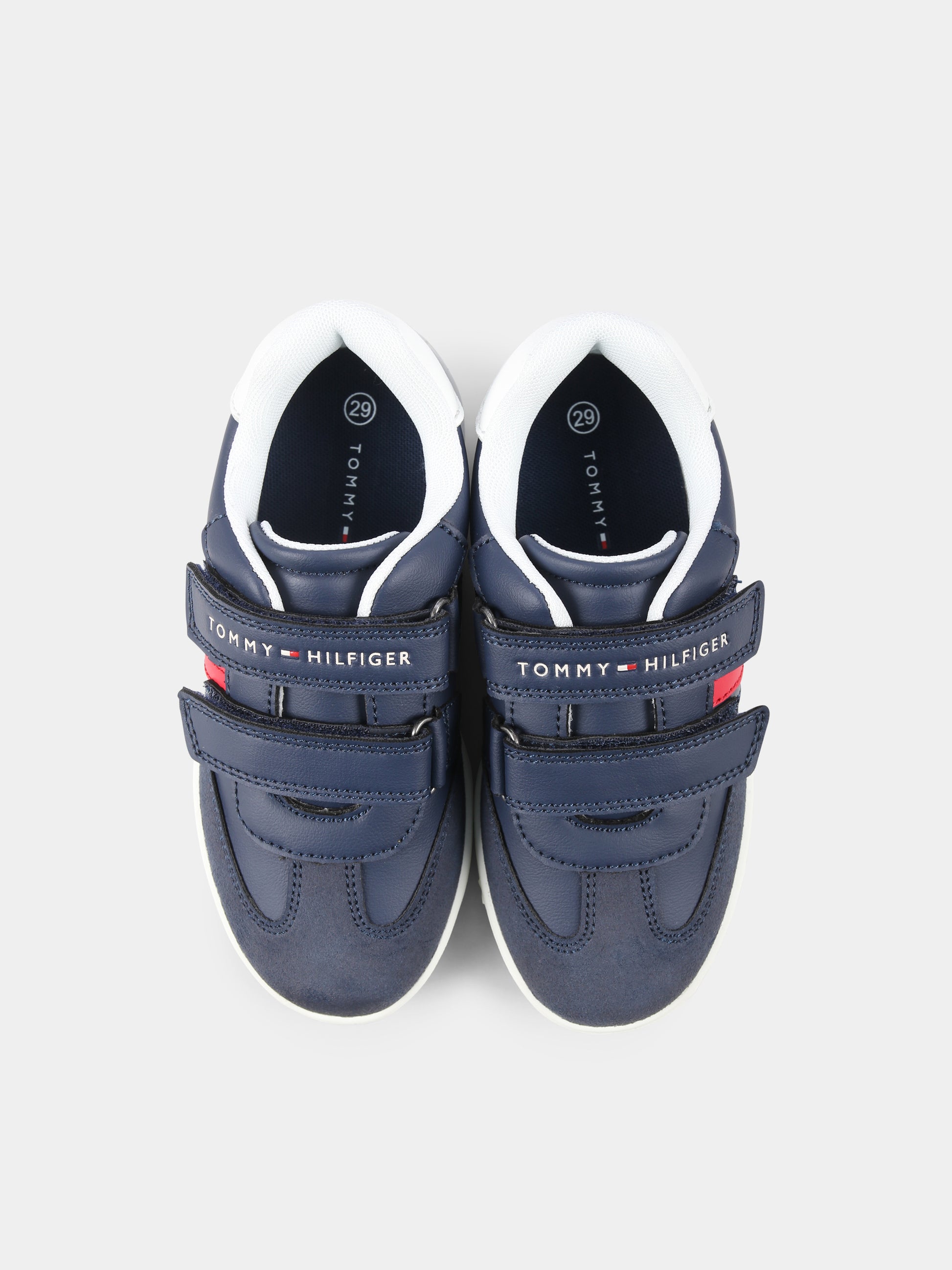 Sneakers blu per bambino,Tommy Hilfiger Junior,T1X9 33840 1269X007