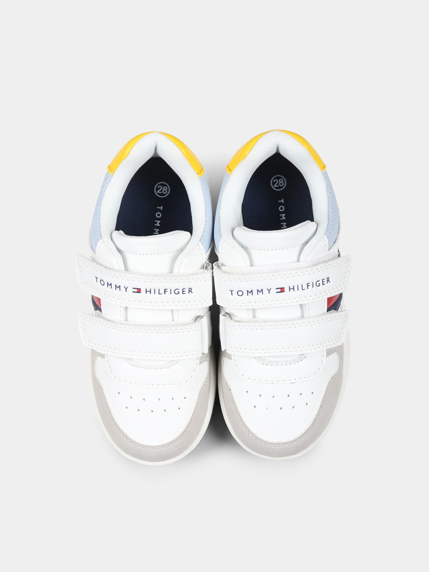 Sneakers multicolor per bambino con logo,Tommy Hilfiger Junior,T1X9 33844 1269Y913