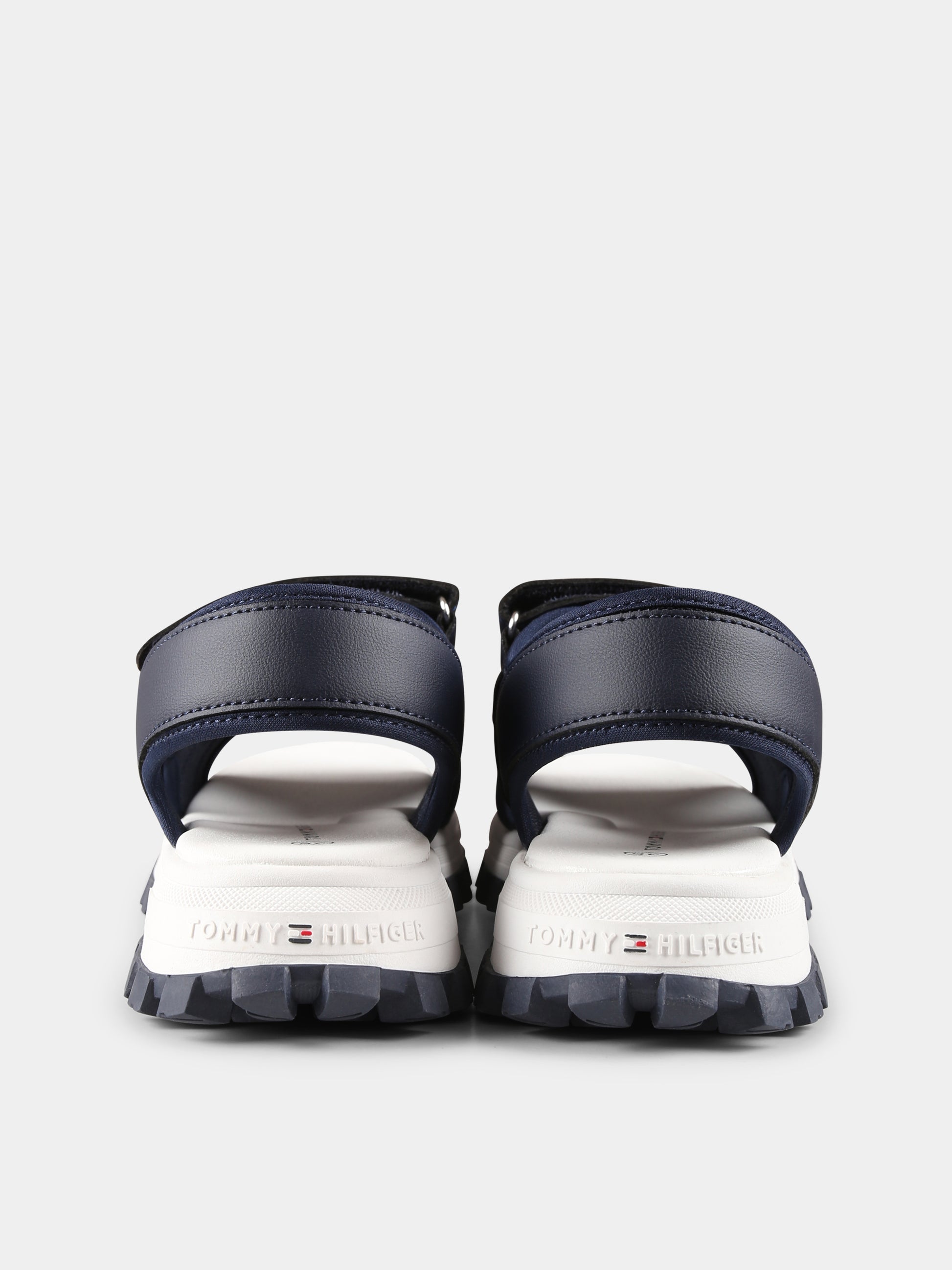 Sandali blu per bambino con logo,Tommy Hilfiger Junior,T3B2 33900 1591800