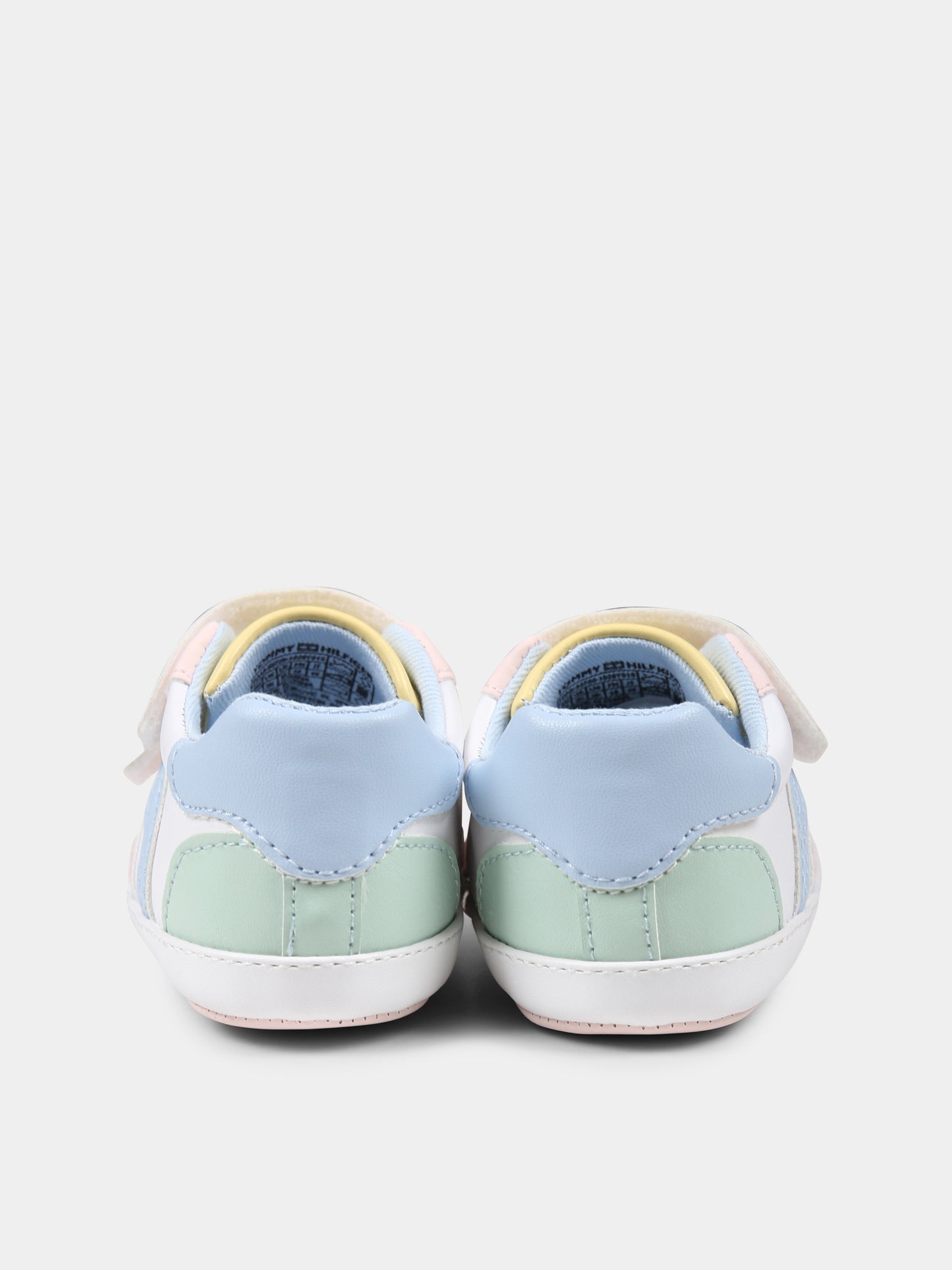 Sneakers multicolor per neonata con logo,Tommy Hilfiger Junior,T0A9 33720 1528Y913