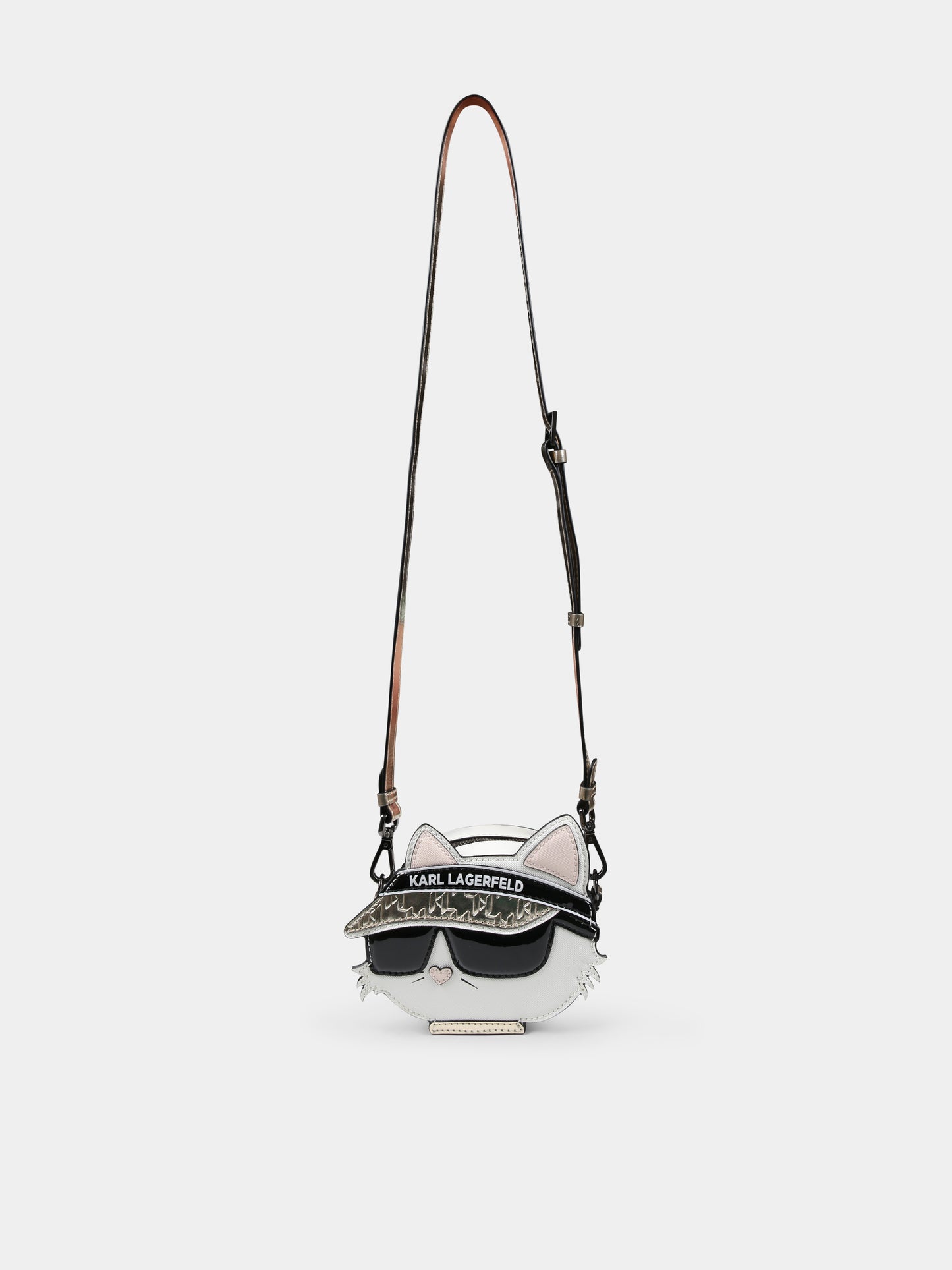 Borsa bianca per bambina con Choupette,Karl Lagerfeld Kids,Z30582 576