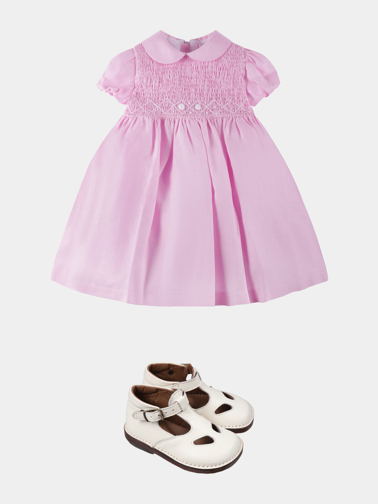 Robe rose pour bébé fille