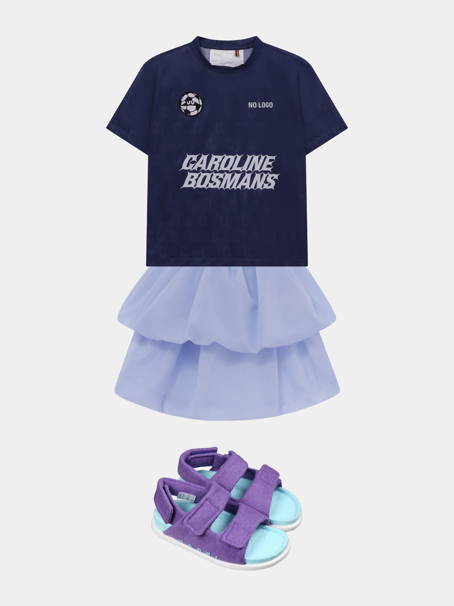 Jupe bleu clair pour fille