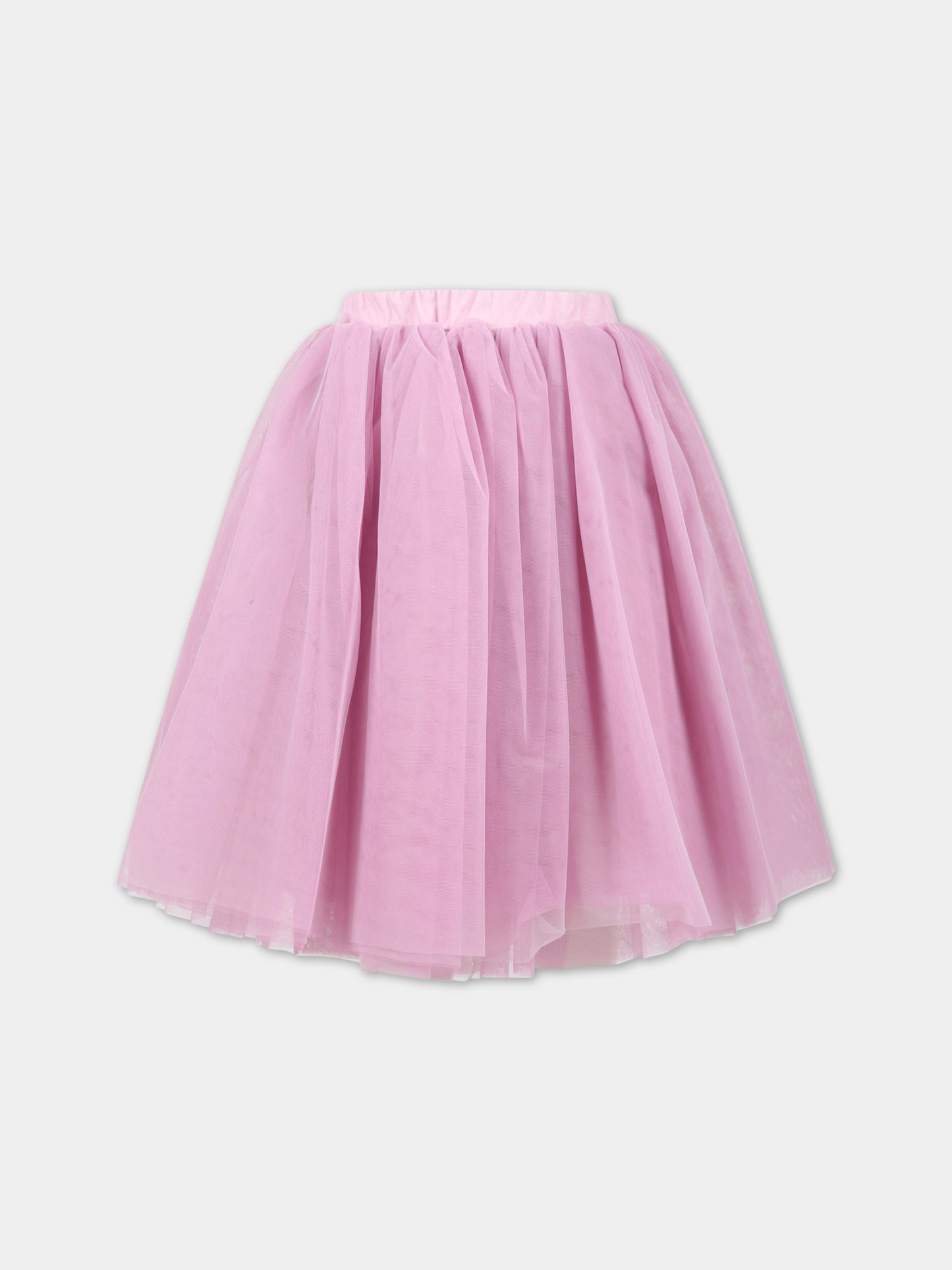 Gonna rosa per bambina in tulle,Simonetta,SS7A14 T0002 522