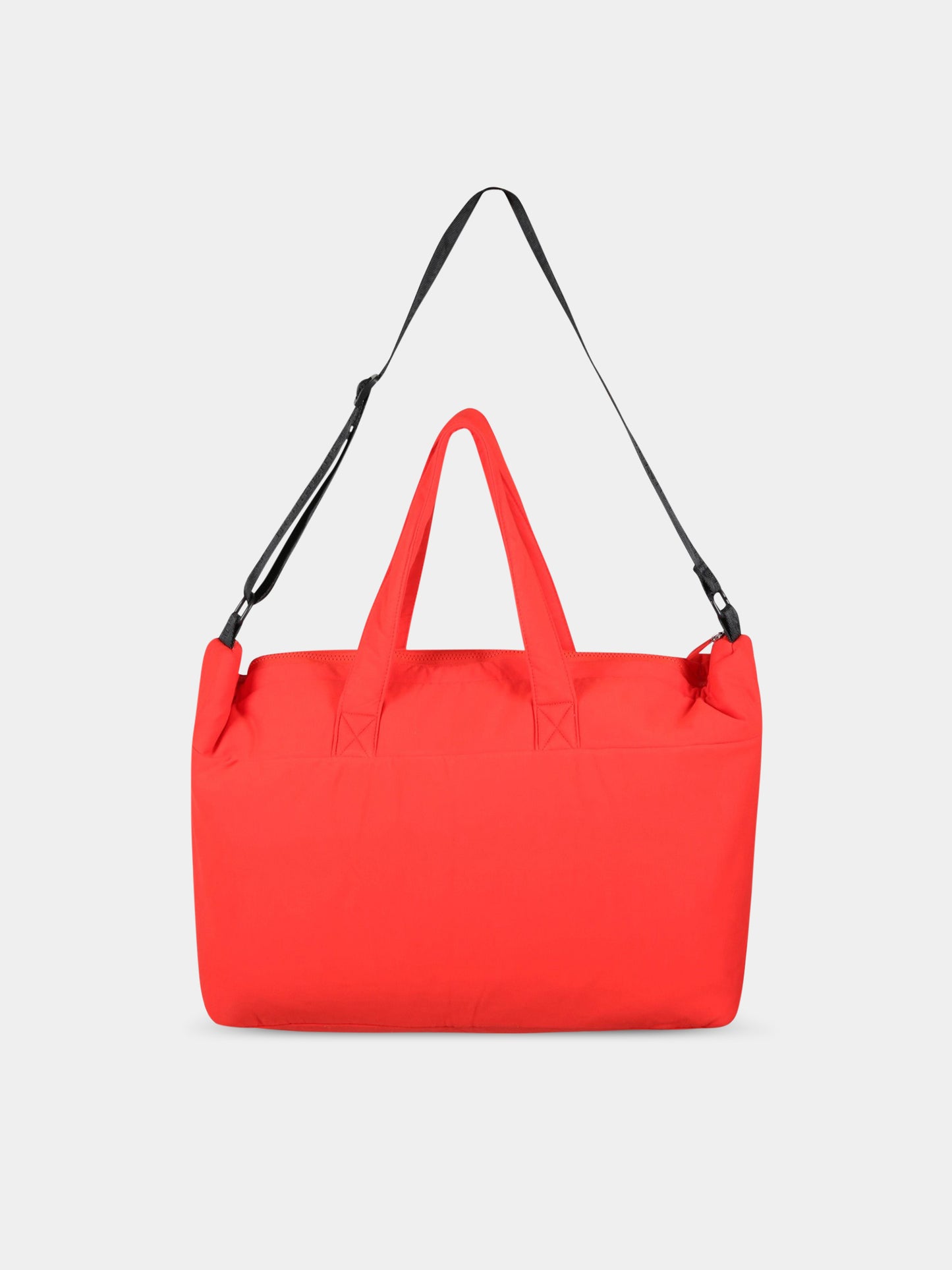 Borsa-mamma rossa per neonati con Teddy Bear,Moschino Kids,MRX03A LDA25 50109