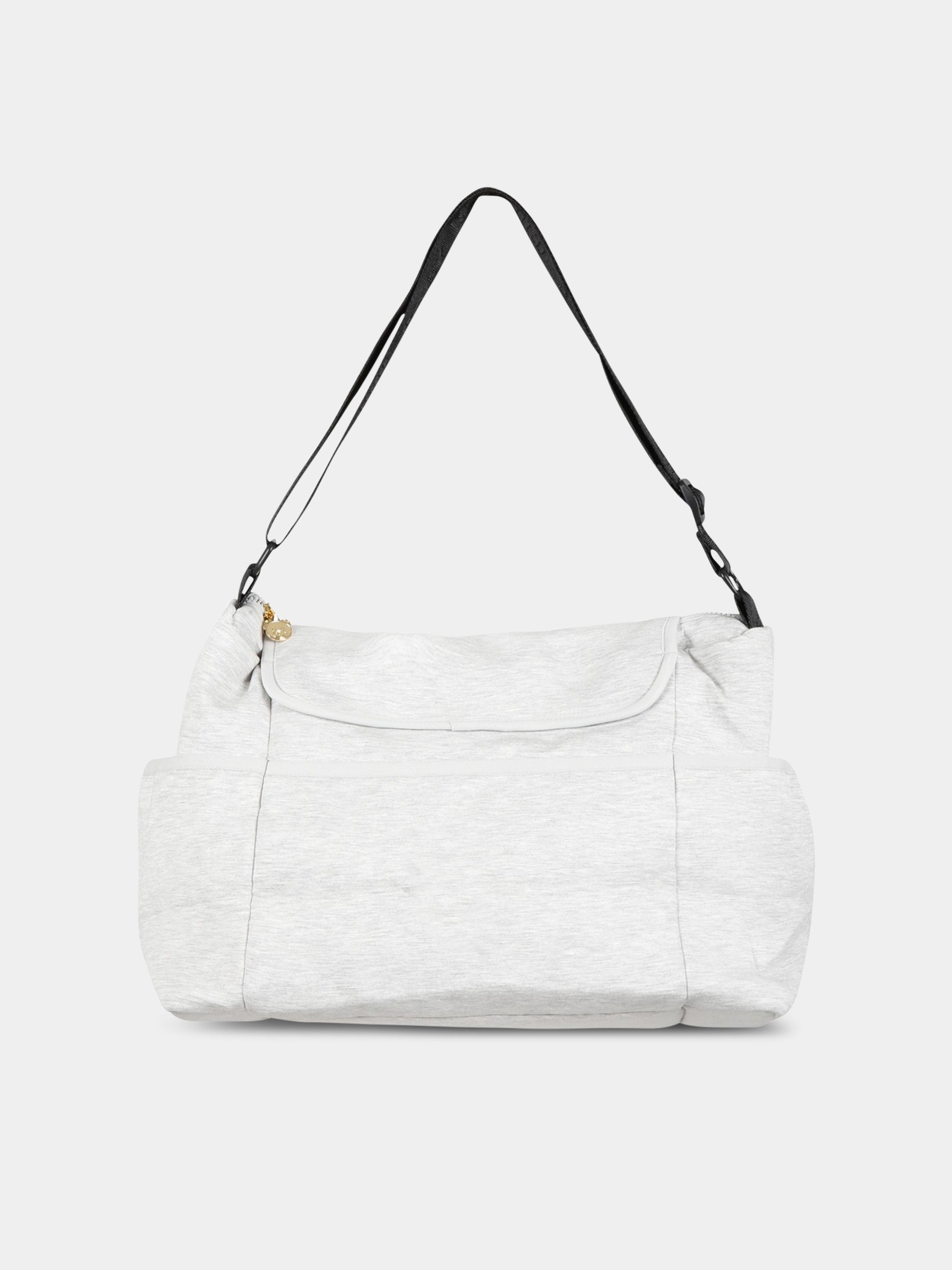 Borsa-mamma grigia per neonati con Teddy Bear,Moschino Kids,MMX03O LDA32 60926