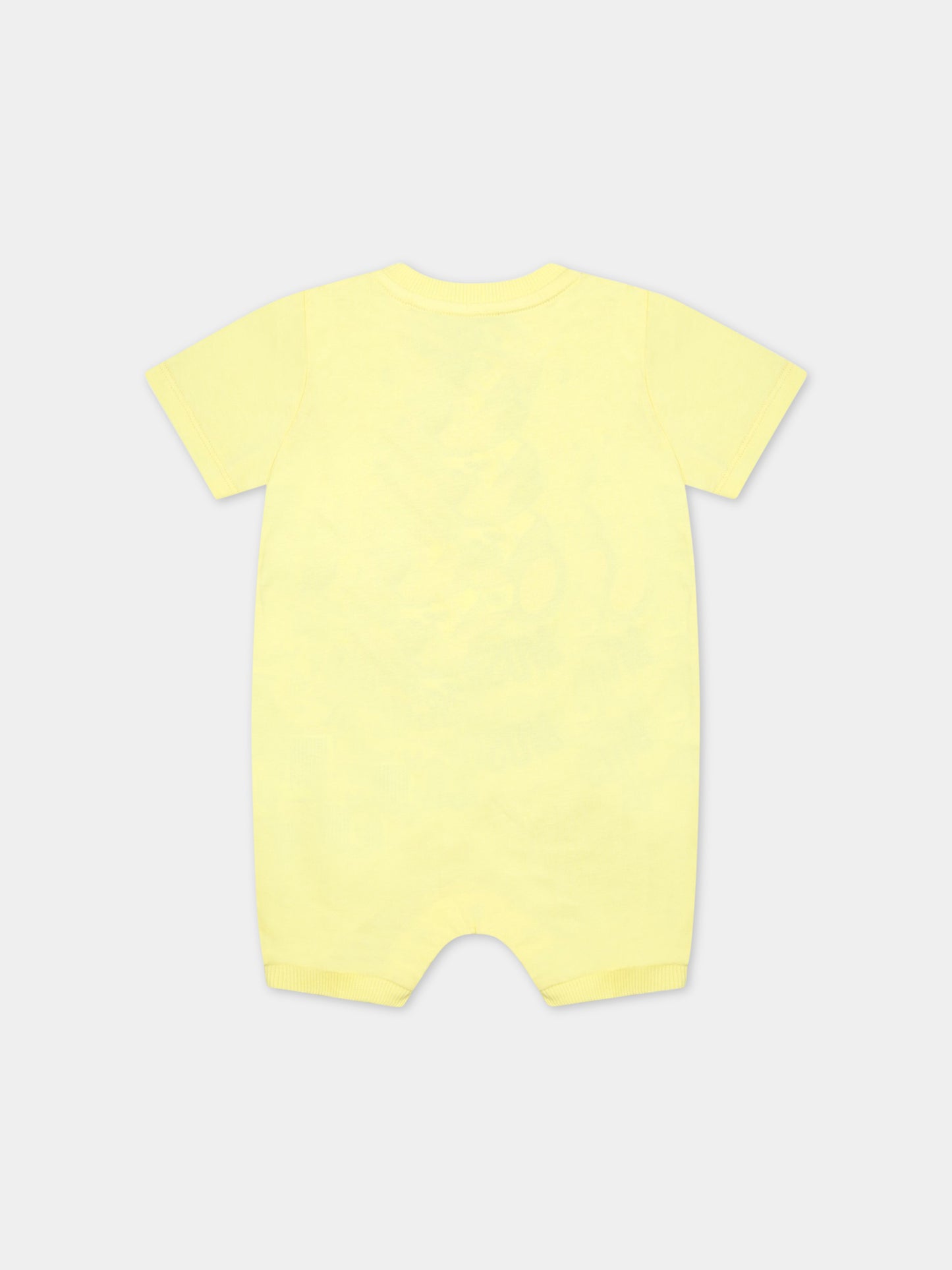 Pagliaccetto giallo per neonati con Teddy Bear,Moschino Kids,MUT03A LAA03 50230