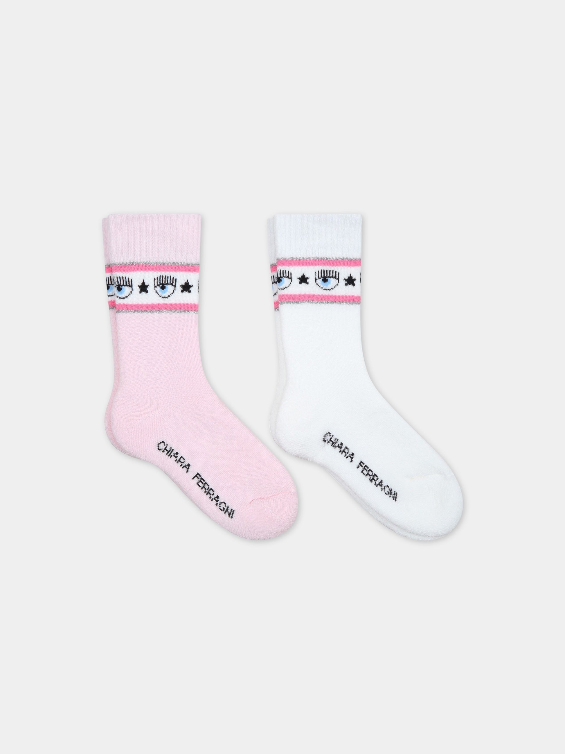 Set multicolor per bambina con iconici occhi,Chiara Ferragni Collection,59A000 1084 0090