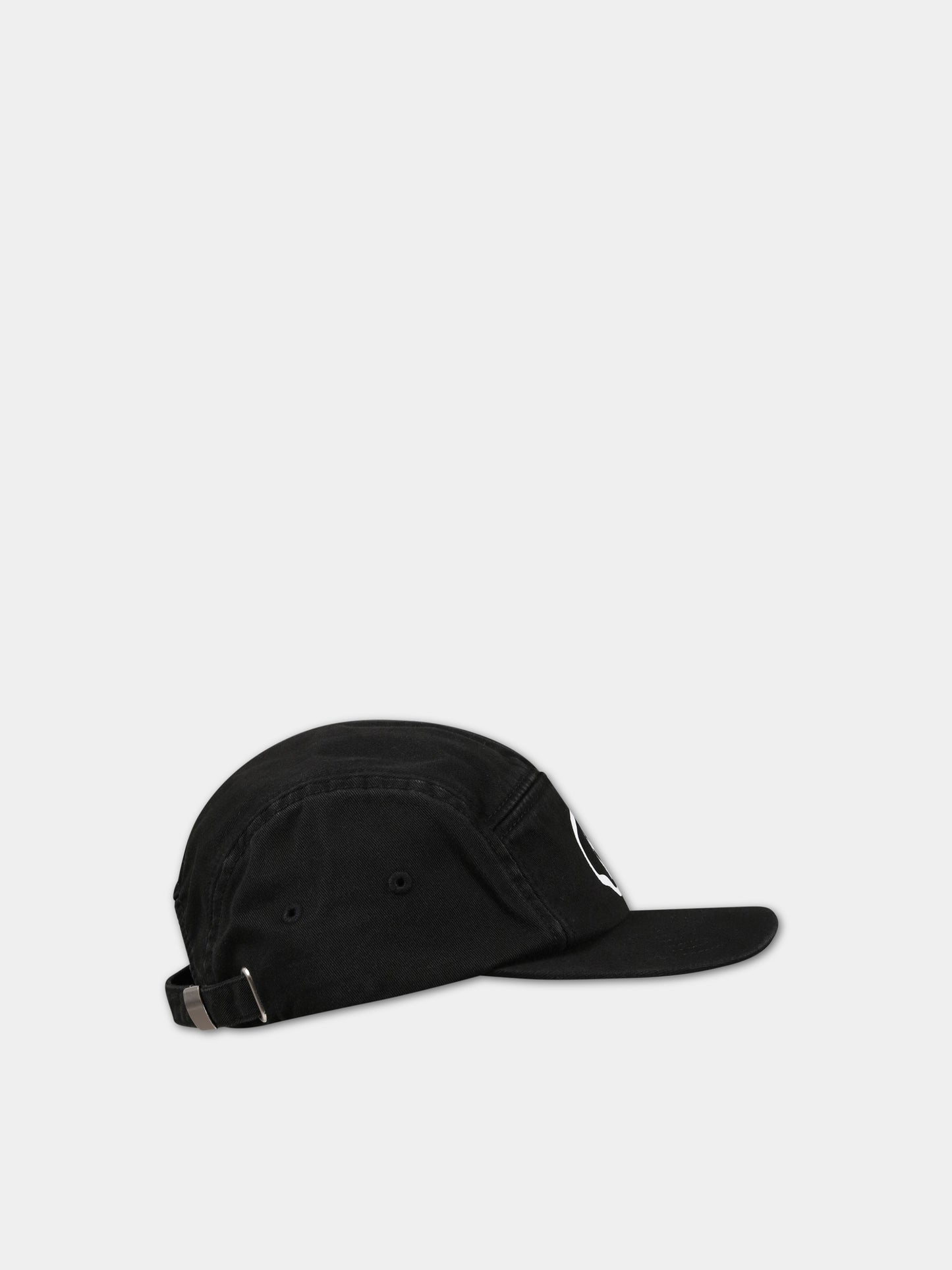 Cappello nero per bambino con logo,Mm6 Maison Margiela,M60365 MM025 M6900