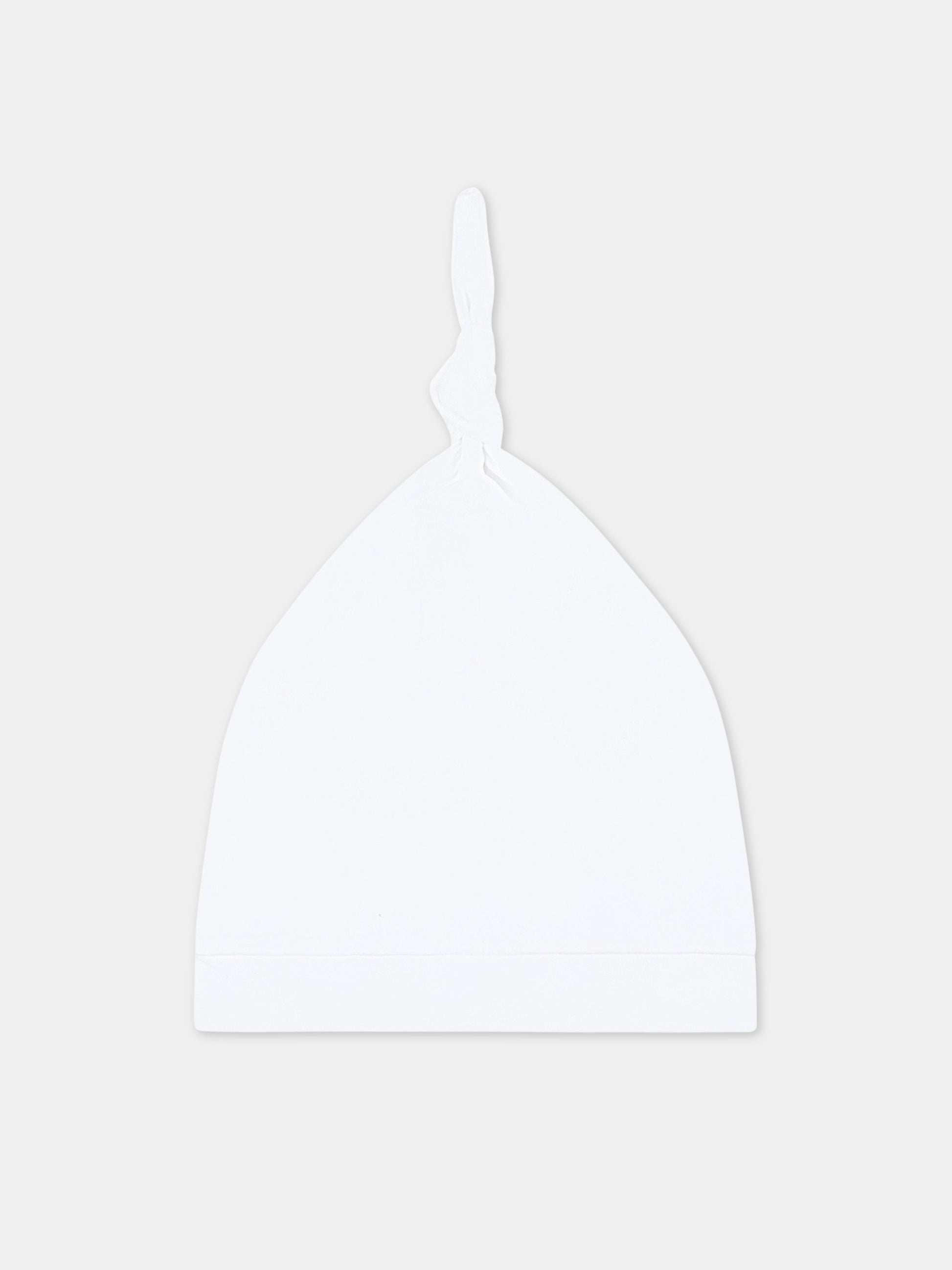 Set bianco per neonato con logo celeste,Missoni,MSB019 J0177 100CE