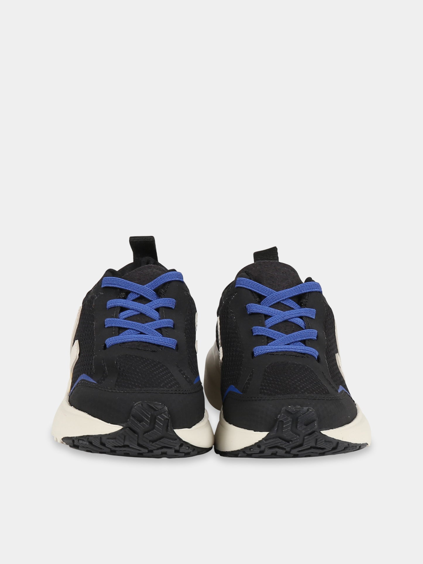 Sneakers nero per bambino con logo bianco,Veja,YL1803227C