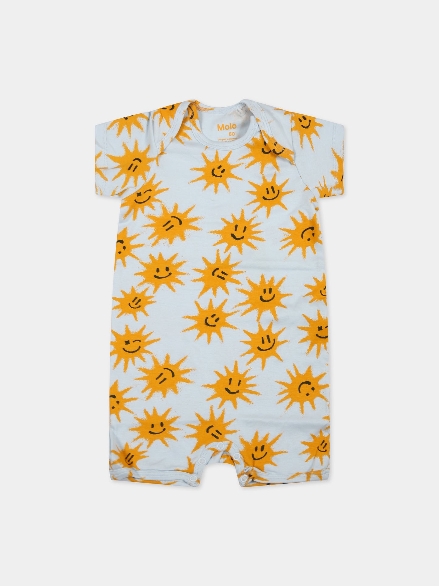 Paglaiccetto celeste per neonati con stampa sole,Molo,6S23B404 6754