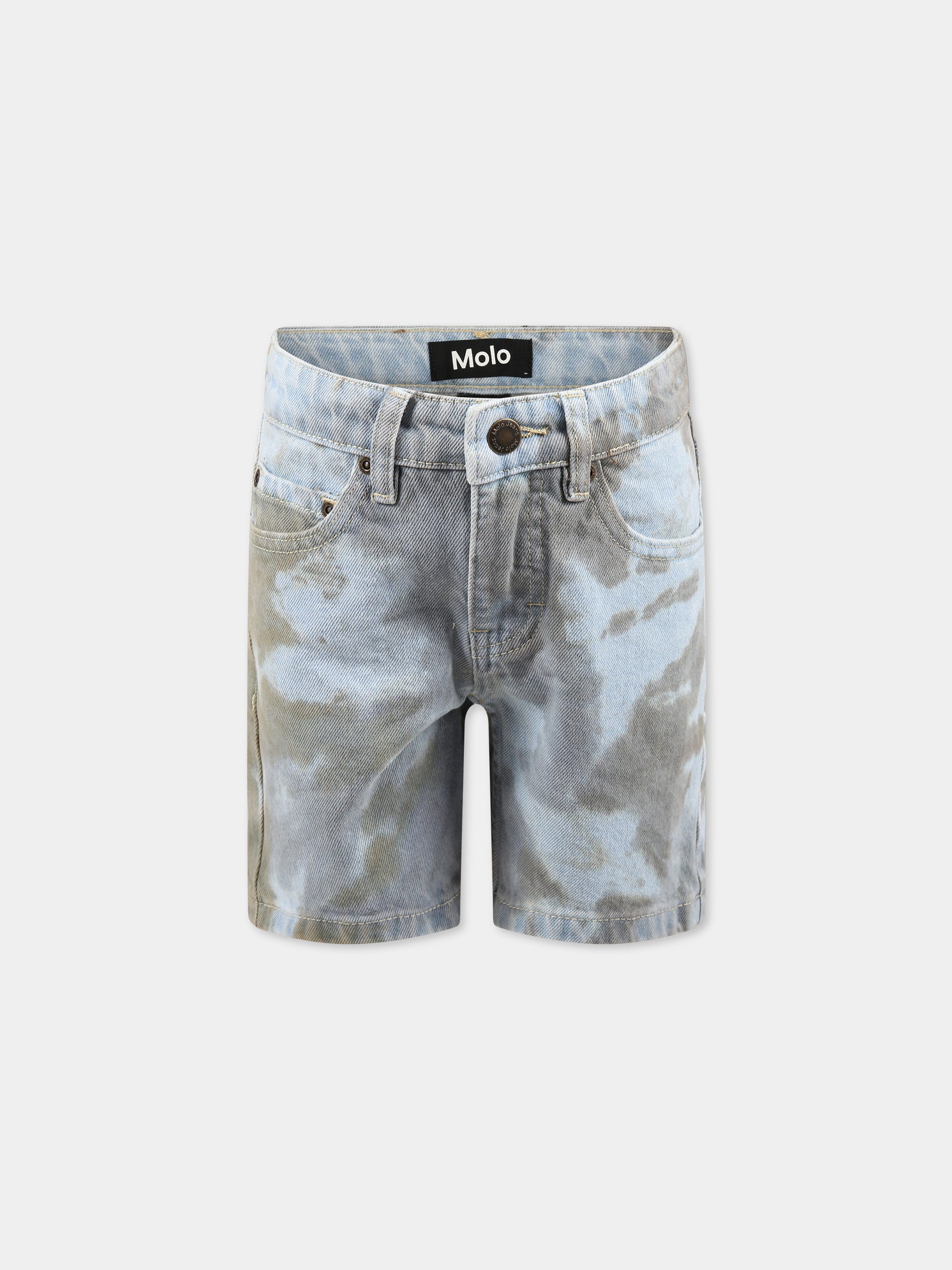 Shorts multicolor per bambino con logo,Molo,1S23H114 6010