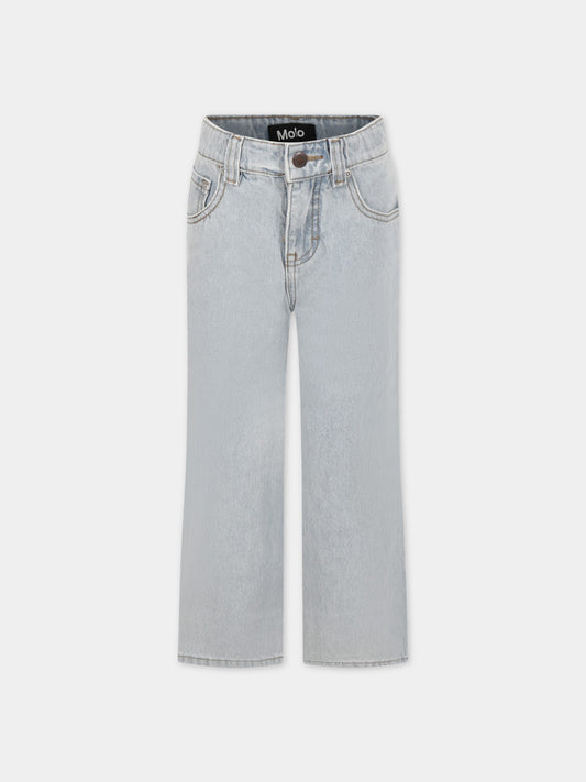 Jeans grigio per bambino con logo,Molo,6S23I101 2310