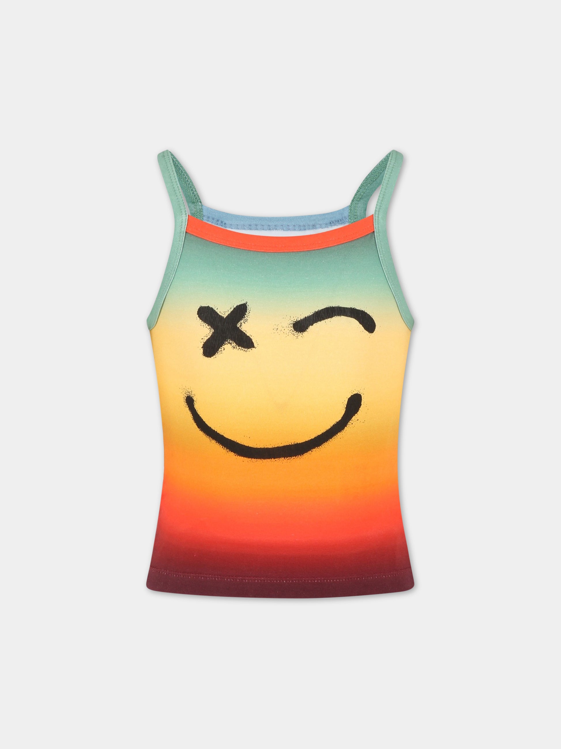 T-shirt smanicata multicolor per bambina,Molo,2S23A103 7879