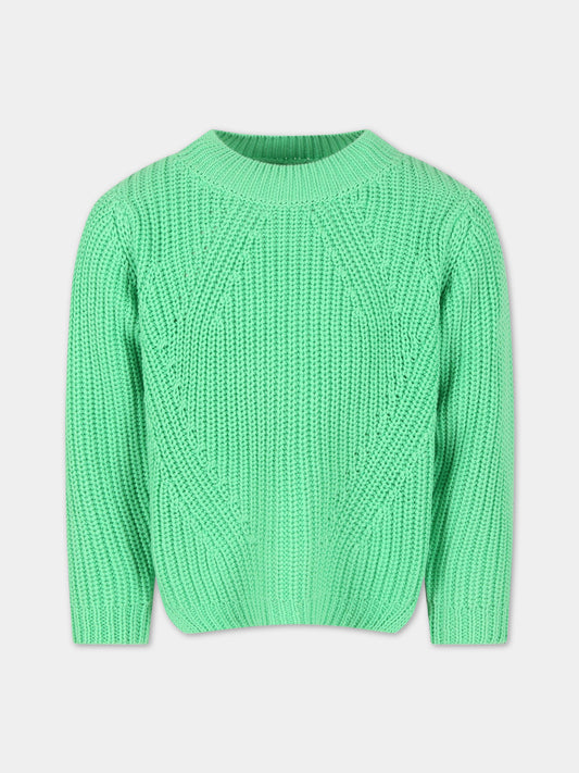 Maglione verde per bambina,Molo,2S23K203 8713